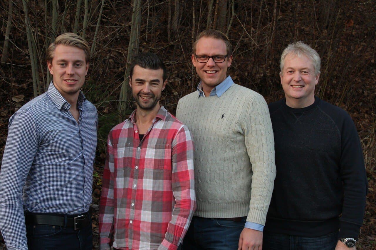 Foto fra venstre: Henrik Hurum, Øystein Brandal, Anders Høibråten, Runar Johansen