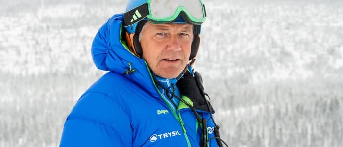 I BAKKEN: Driftssjef Jan Linstad i Skistar Trysil oppfordrer alle til å kjøre hensynsfullt og være observante i skibakken i påsken. Foto: Ola Matsson.