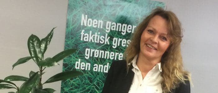 Daglig leder Tone Wiegaard i Forsikringskontoret Vestfold.